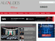 Tablet Screenshot of alcaldesdemexico.com